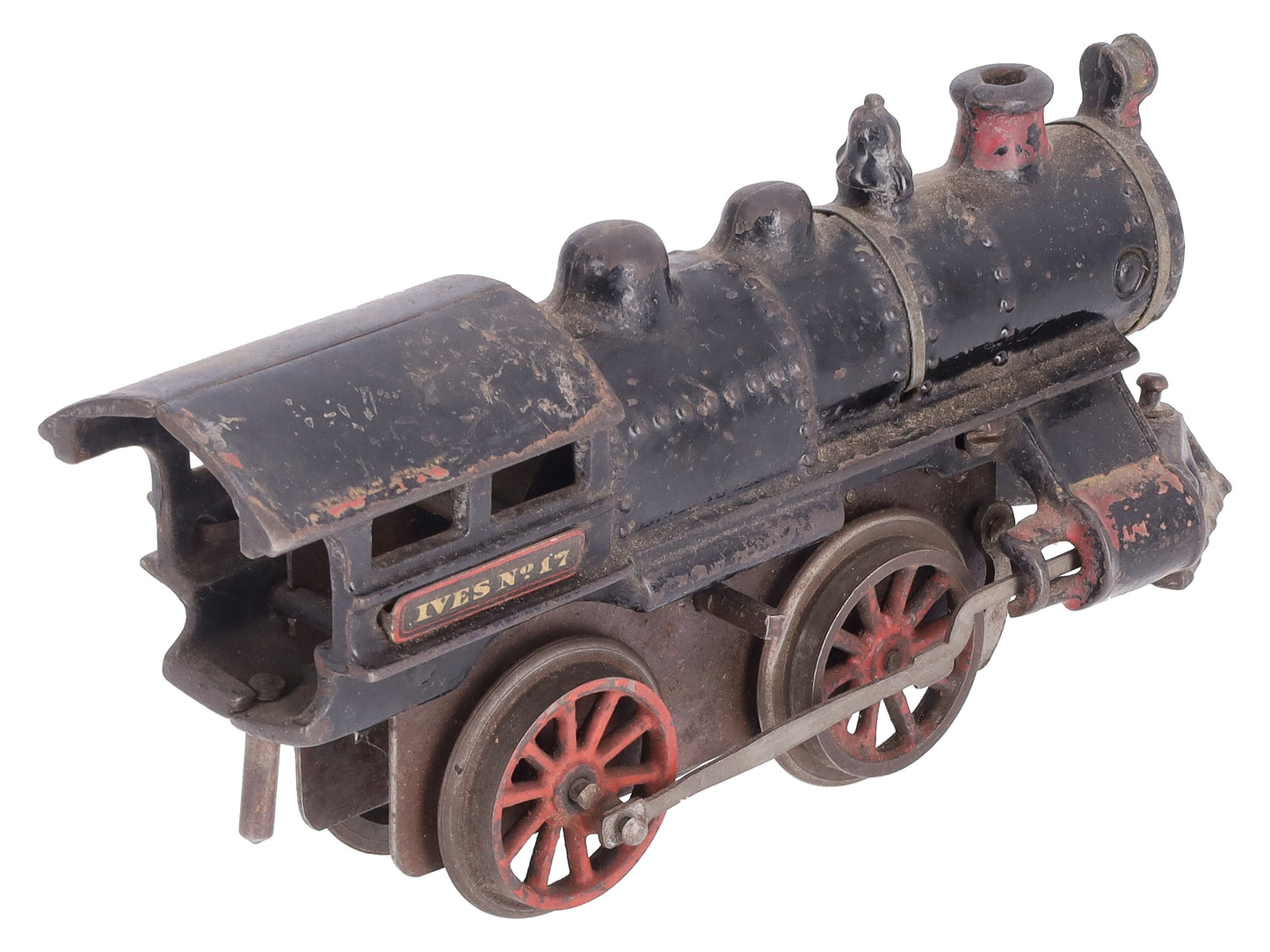 Ives 17 Vintage O Prewar 0-4-0 Clockwork Steam Locomotive