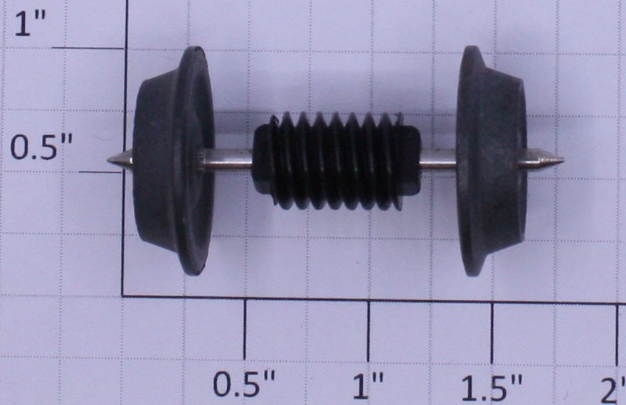 Lionel 16686-54 Wheel and Axle Assembly with Plastic Worm Gear