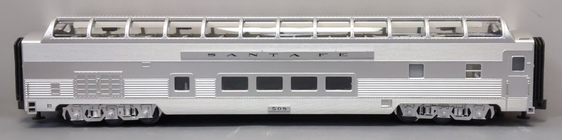 MTH 20-6743 O Gauge Santa Fe Vista Dome Passenger Car #508 LN/Box