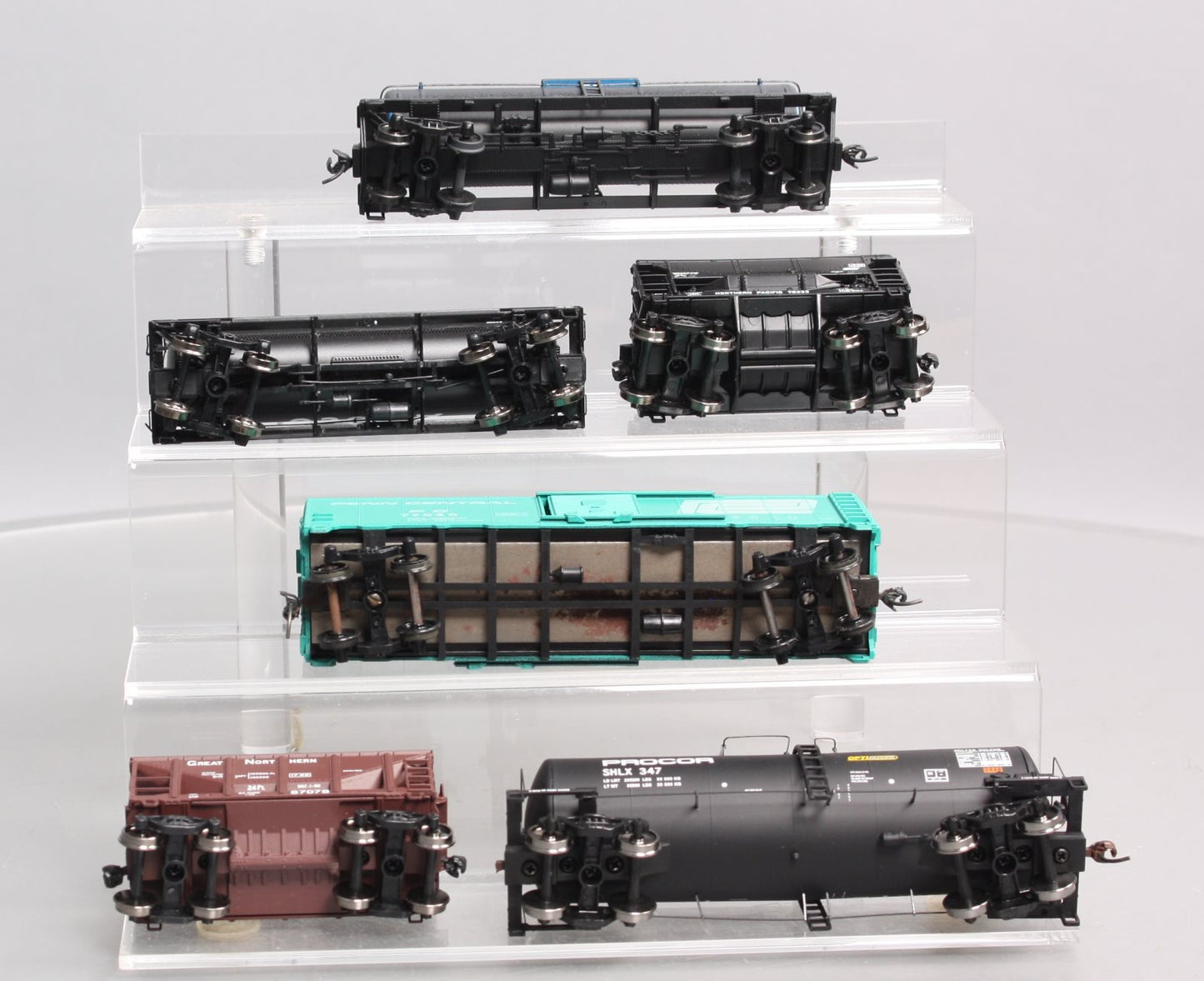 Walthers & Other HO Assorted Freight Cars: 1693, 77040, 347, 87078, 78333 [6] VG