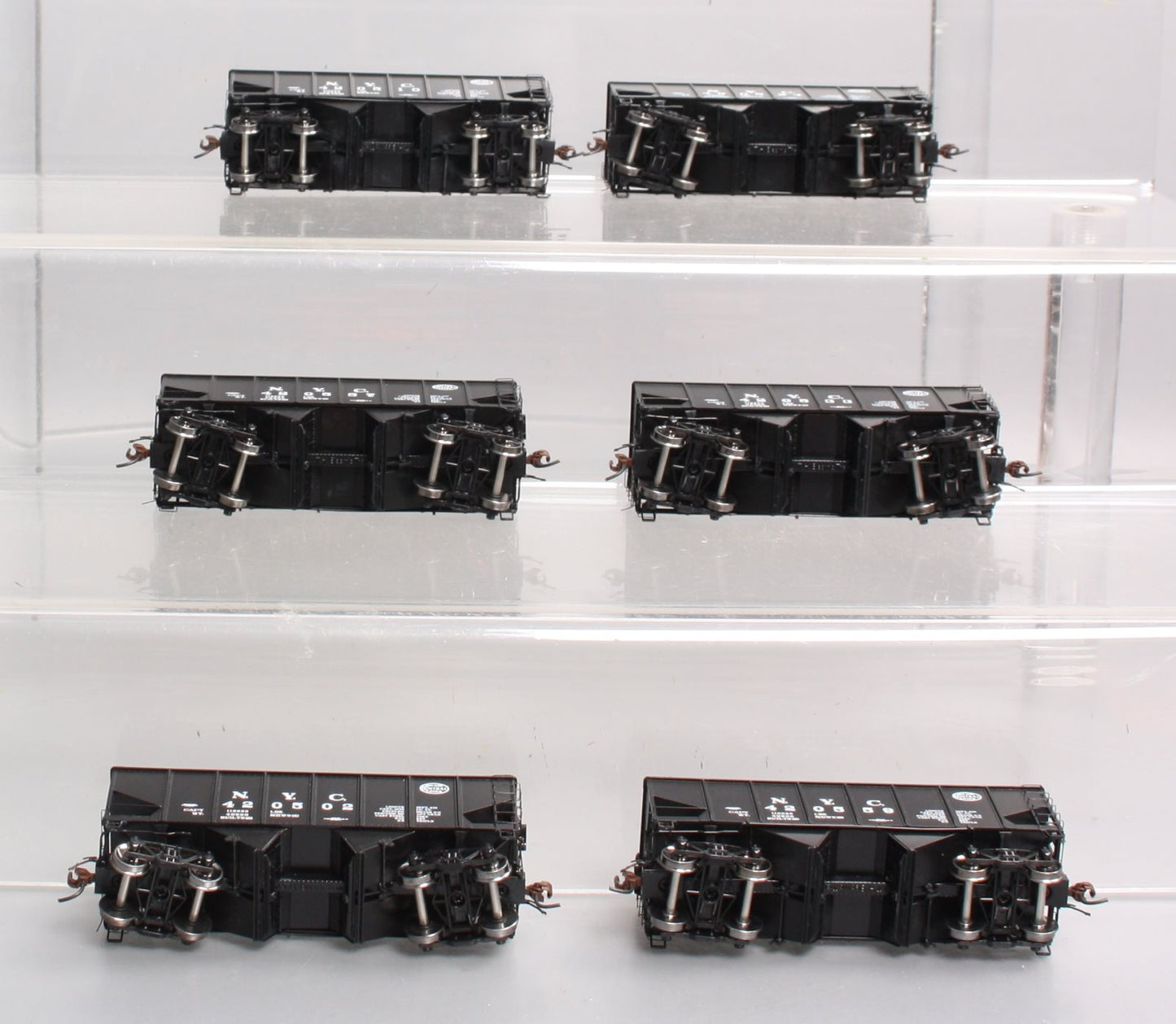 MTH 80-90010 HO New York Central USRA 55-T Steel Twin Hopper Car Set (Set of 6)