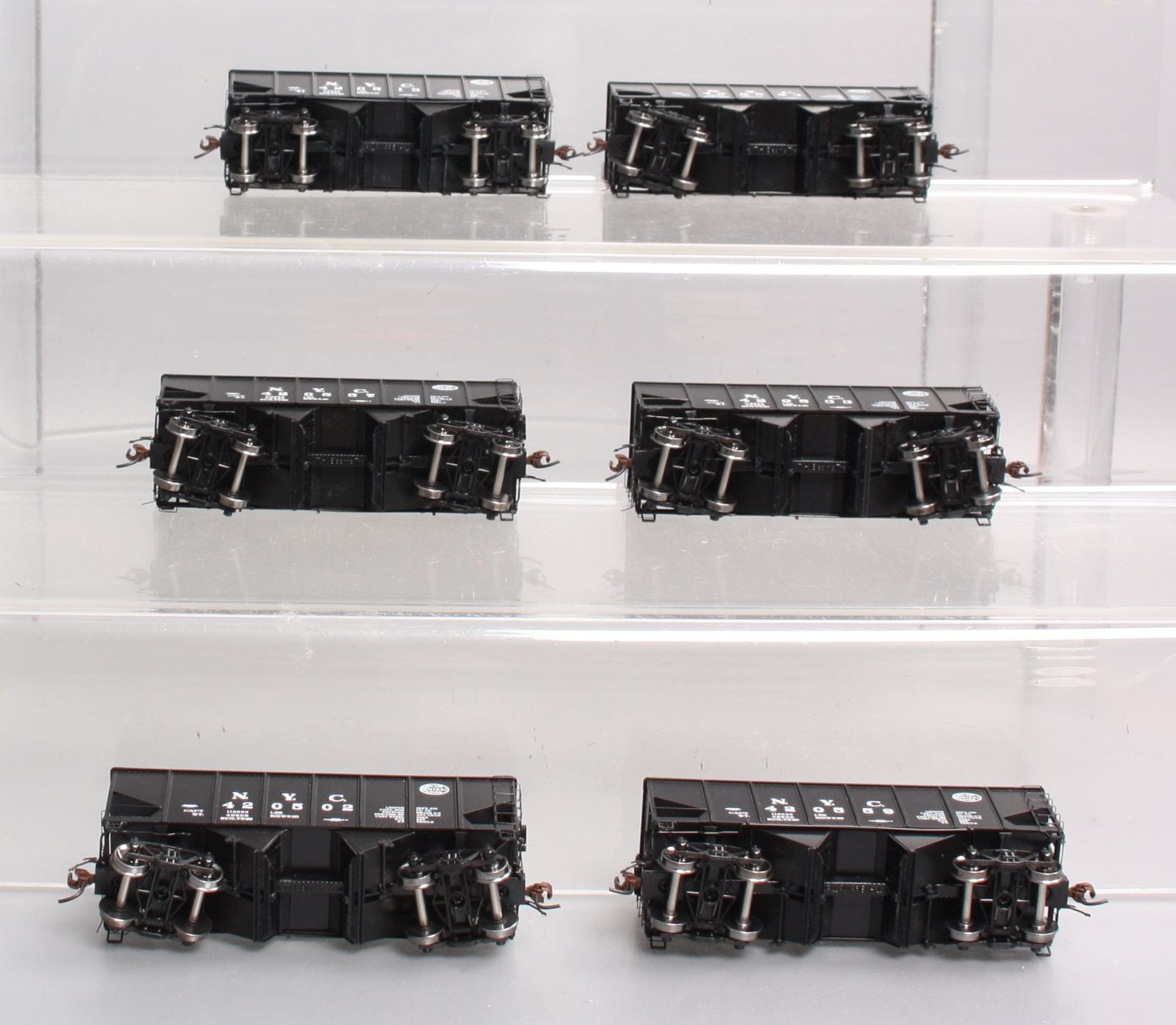 MTH 80-90010 HO New York Central USRA 55-T Steel Twin Hopper Car Set (Set of 6)