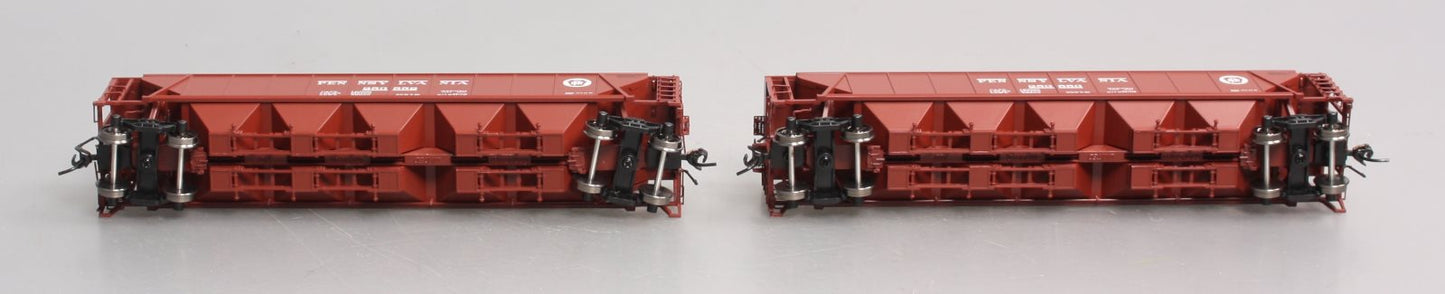 Broadway Limited 4083 HO PRR Class H32 5-Bay Covered Hopper Set A (Pack of 2)