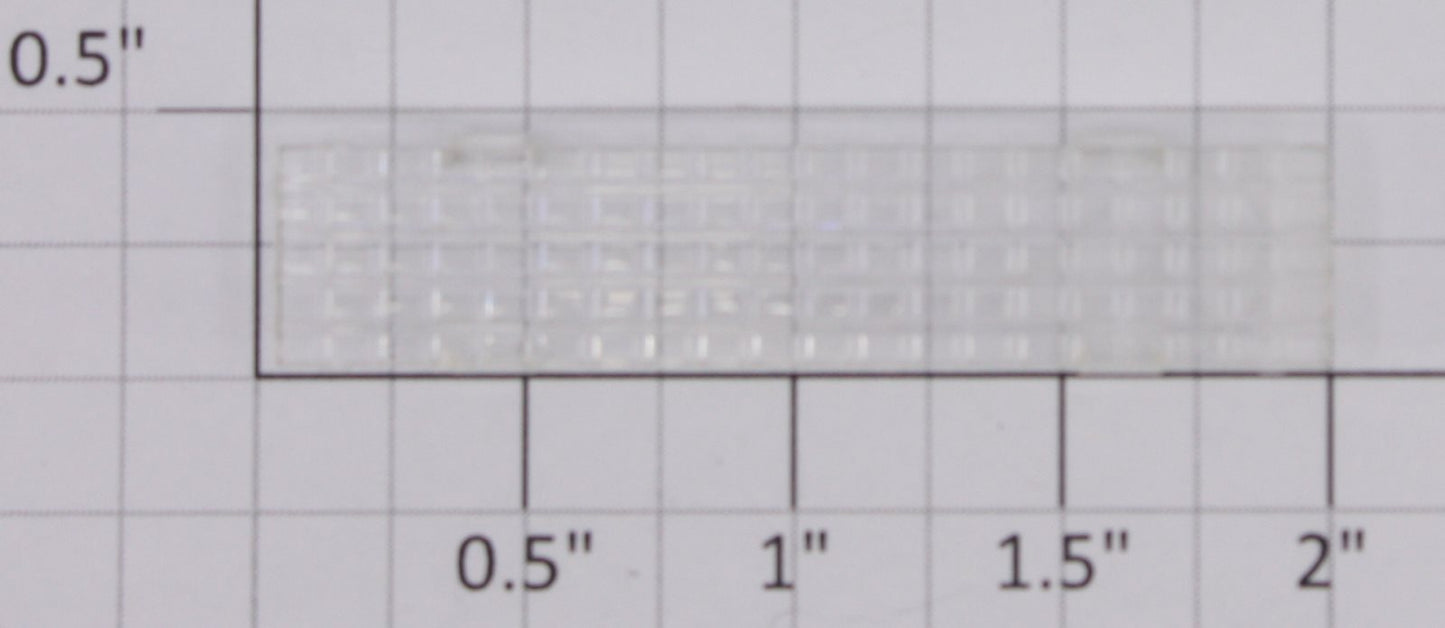 Lionel 85003-25 G Scale Short Clear Grate Plate