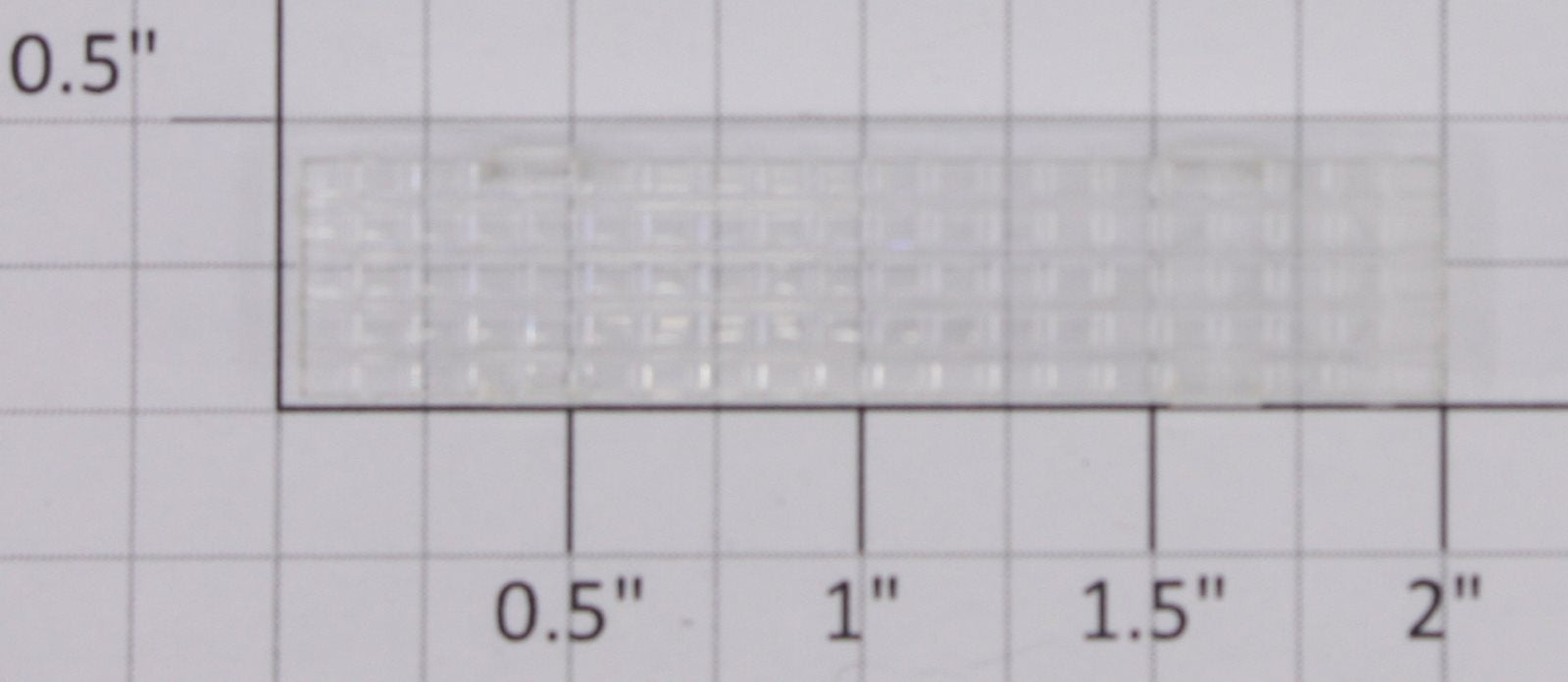 Lionel 85003-25 G Scale Short Clear Grate Plate