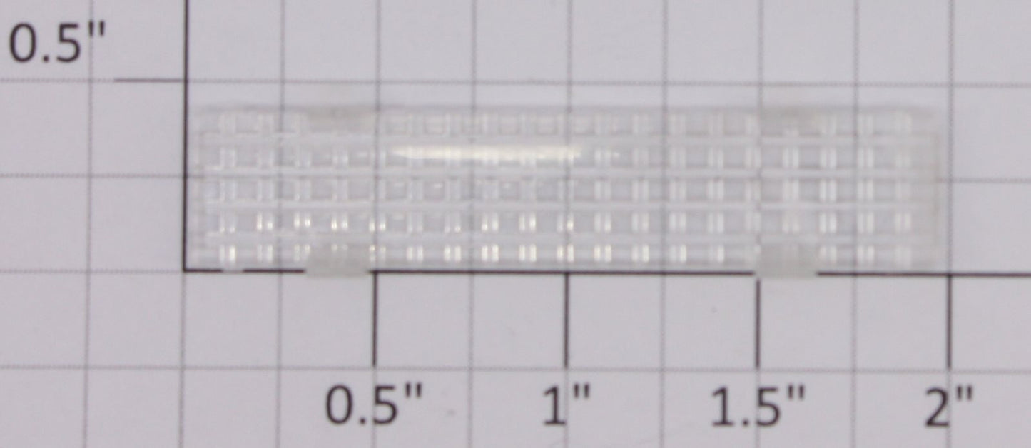 Lionel 85003-25 G Scale Short Clear Grate Plate