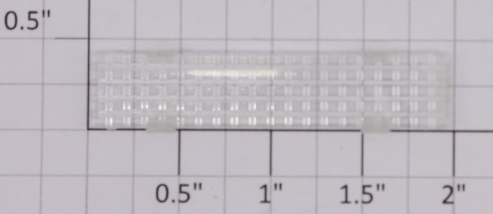 Lionel 85003-25 G Scale Short Clear Grate Plate