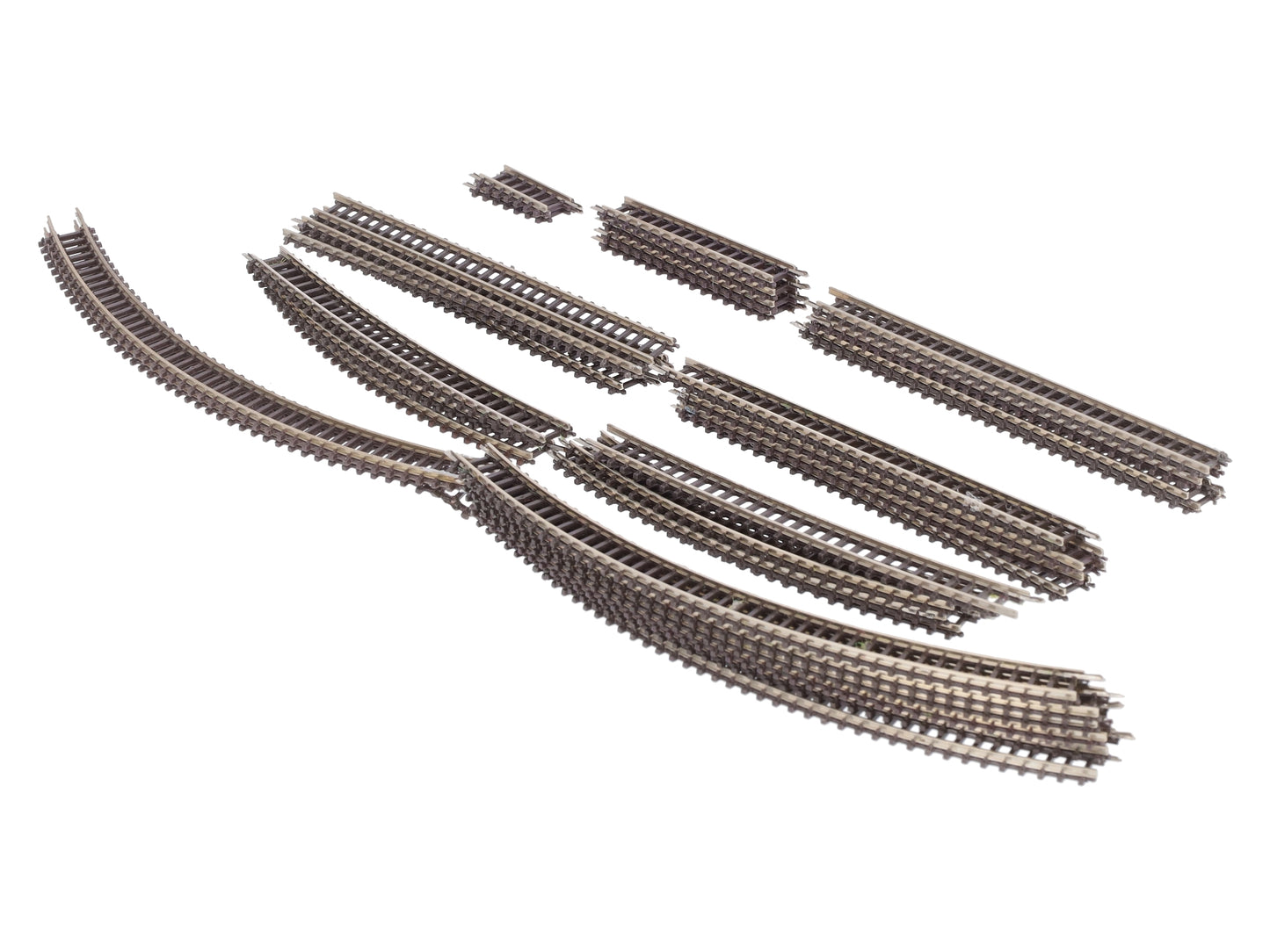 Marklin Z Scale Assorted Straight & Curved Track Sections [34] EX