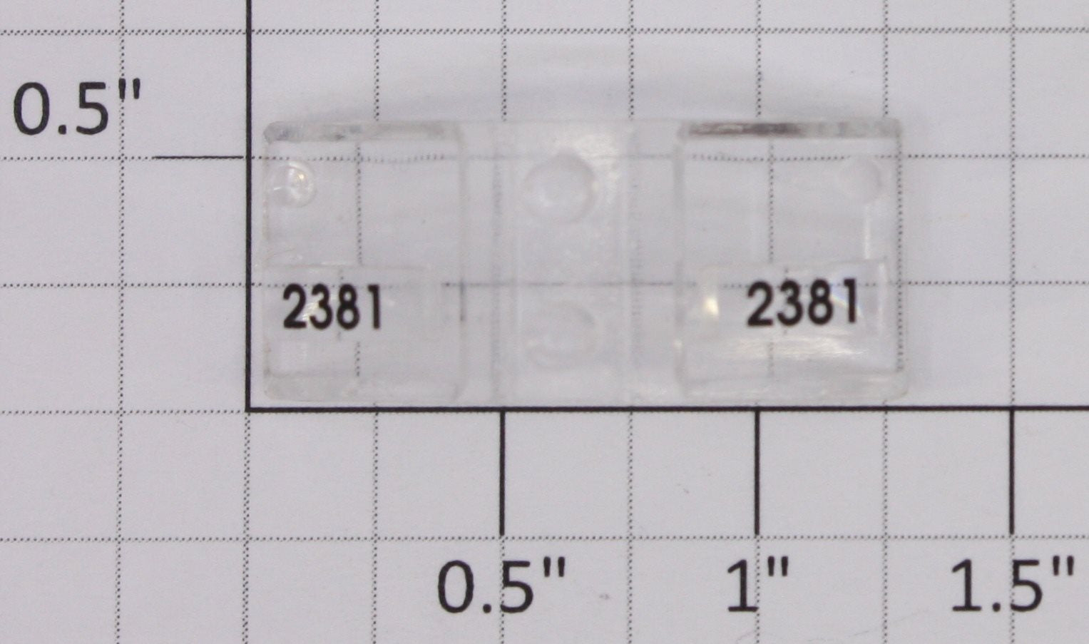 Lionel 18855-17 #2381 GP-9 Front Number Board and Lens Insert
