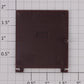 Lionel 9404-14 Maroon Multi-Panel Boxcar Door with Door Guides