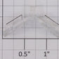 Lionel 18563-17 #2380 GP-9 Black Front Number Board and Lens Insert