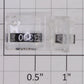 Lionel 18563-17 #2380 GP-9 Black Front Number Board and Lens Insert