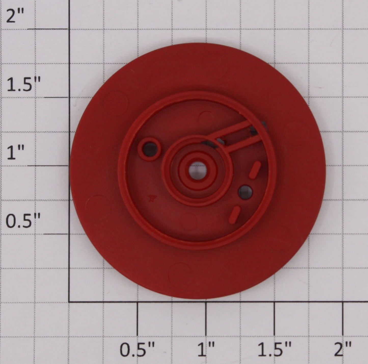 Lionel 16720-14 Red Searchlight Extension Car Spool Half