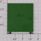 Lionel 7613-12 5-Panel Green Boxcar Door with Door Guides