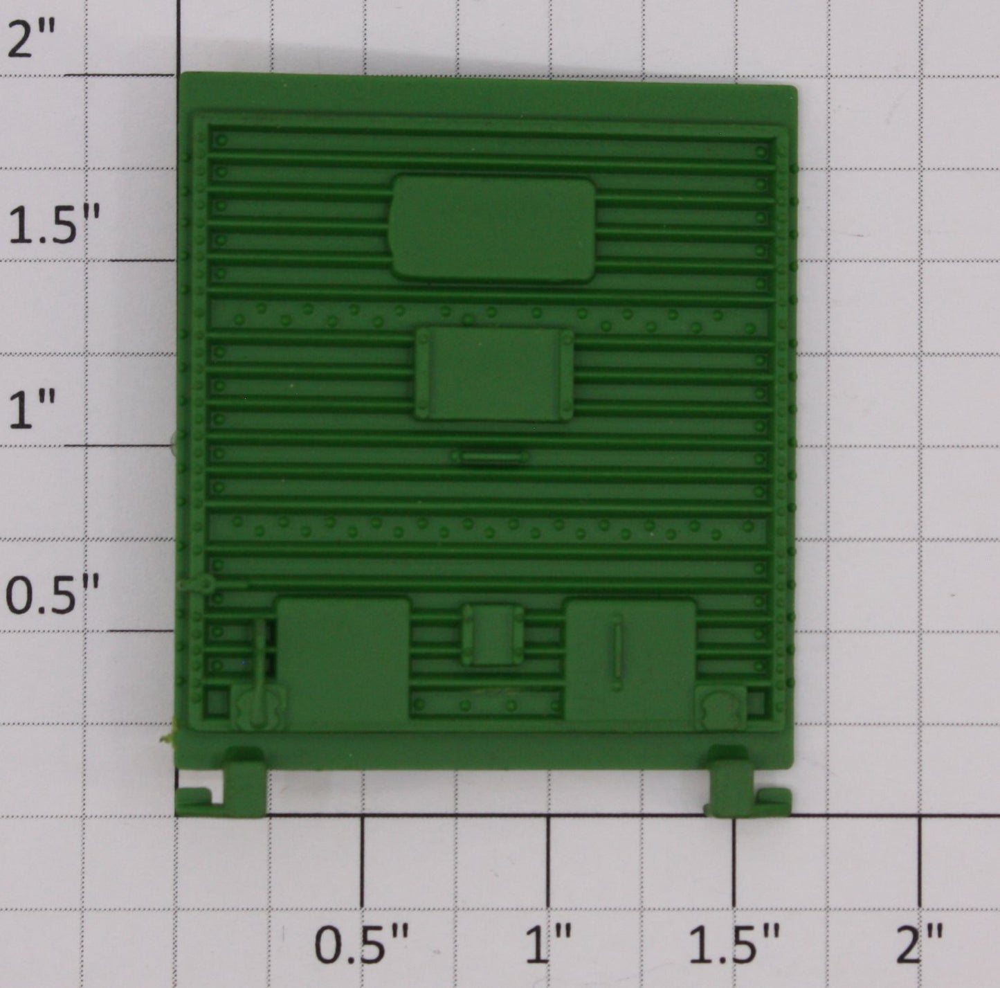 Lionel 7613-12 5-Panel Green Boxcar Door with Door Guides