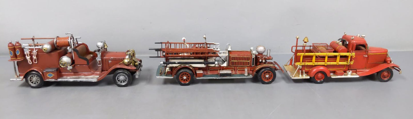 Tin Plate Fire Truck Decorations [3] EX