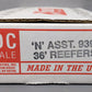 MDC 939 N Scale 36' Beverage Reefer Kits (Pack of 12) EX/Box