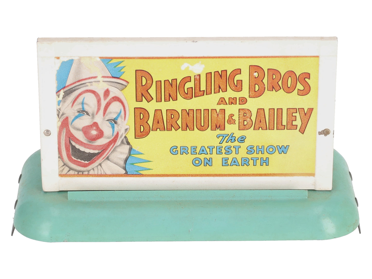 American Flyer 577 Vintage S Ringling Brothers Lighted Whistling Billboard VG