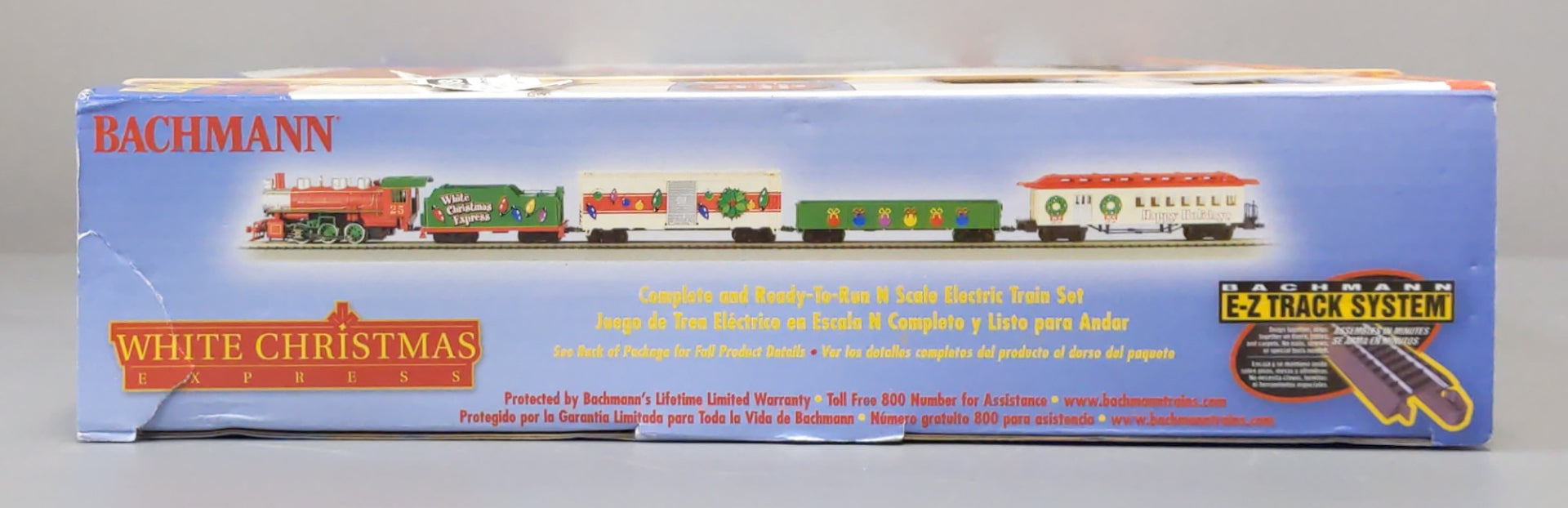 Bachmann 24016 White Christmas N Gauge Steam Starter Train Set