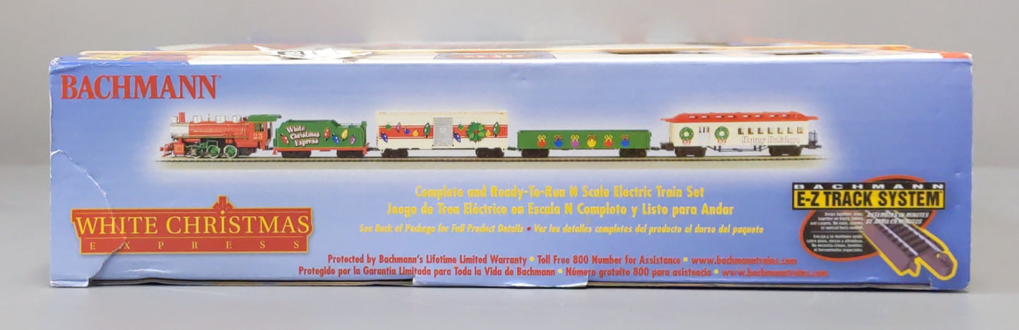 Bachmann 24016 White Christmas N Gauge Steam Starter Train Set LN/Box