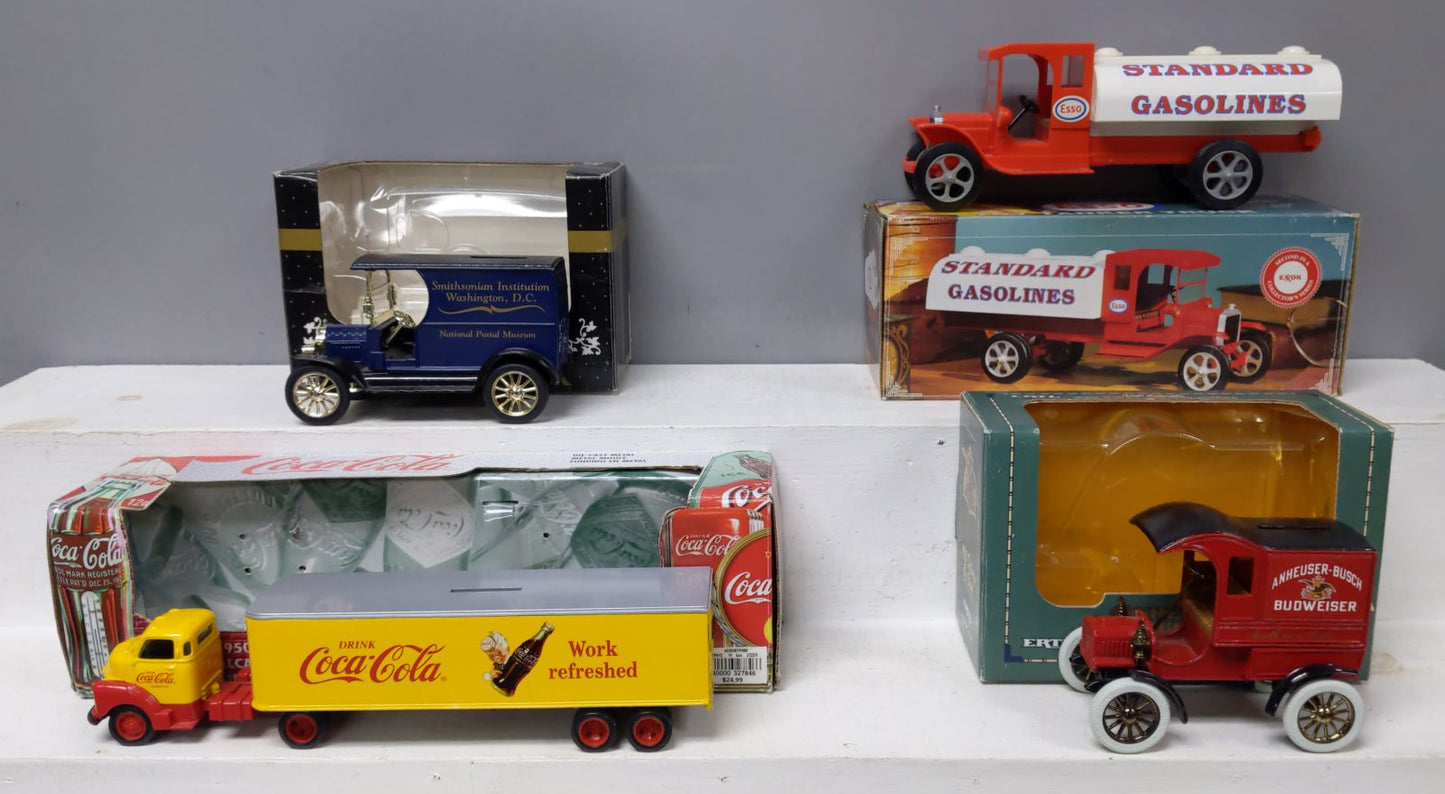 Ertl and Other 1:24 Car Gift Banks [3] EX/Box