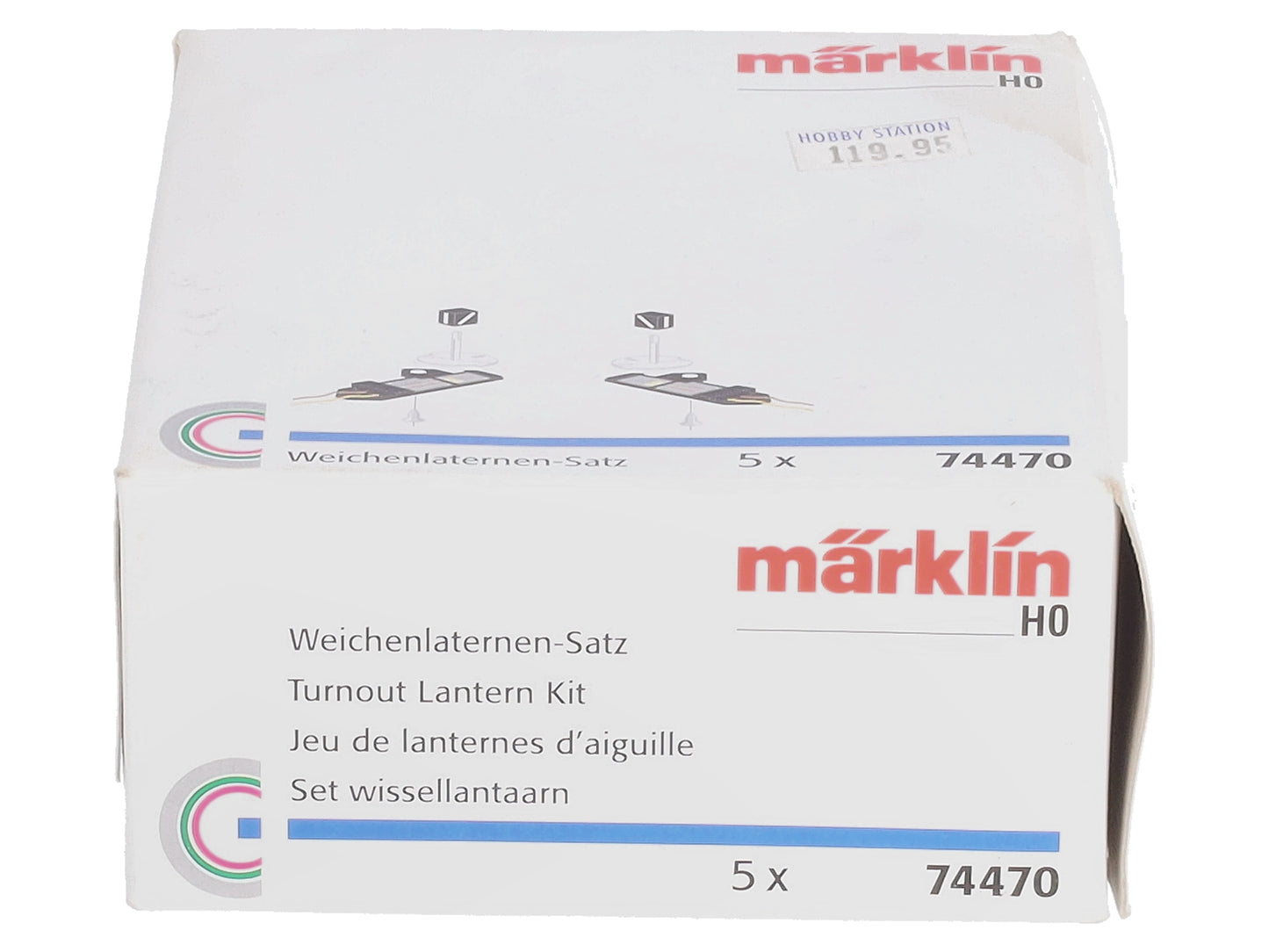 Marklin 74470 HO Scale Turnout Lantern (Box of 5) LN/Box