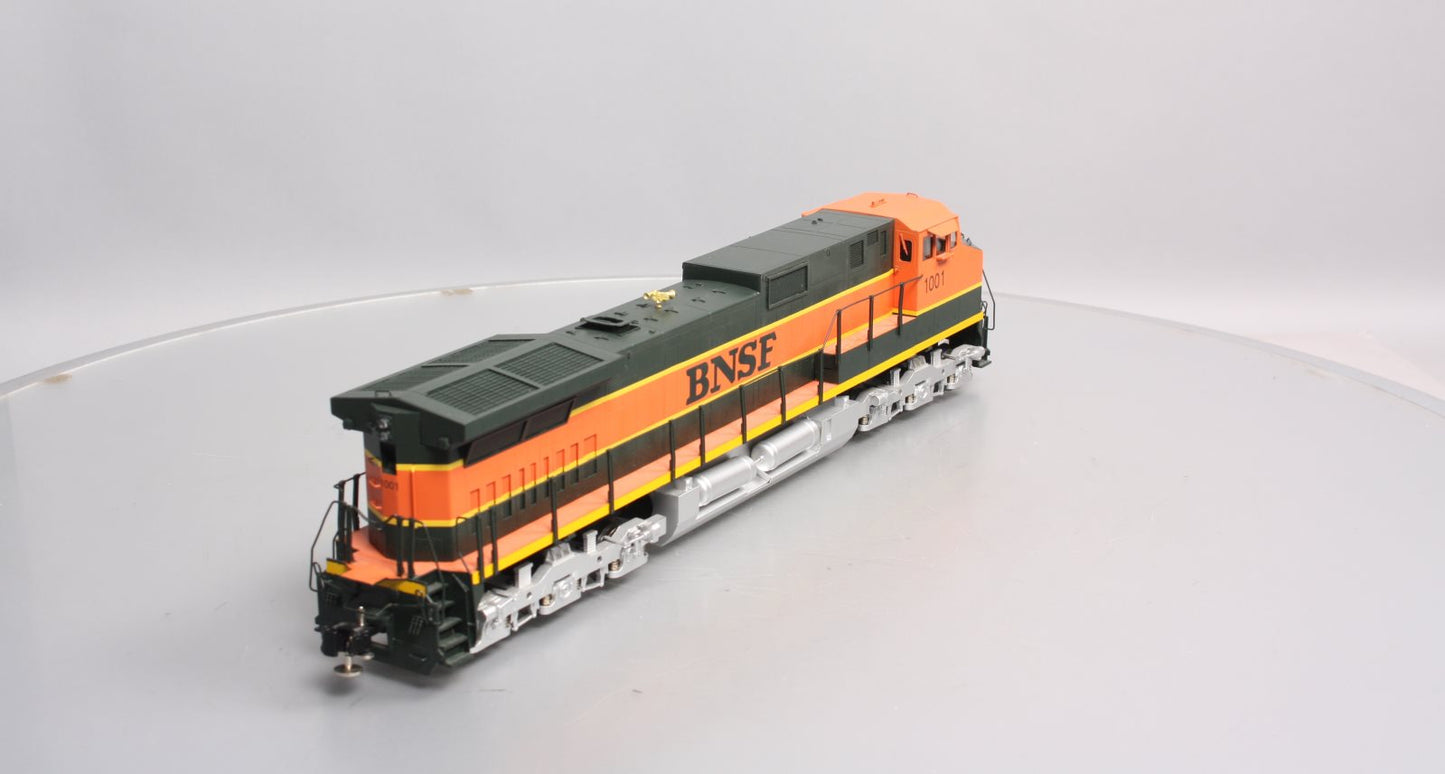 3rd Rail O BRASS GE C-44-9W BNSF Steam Locomotive w/TMCC - 3 Rail #1001 EX/Box