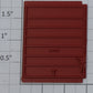 Lionel 12162-24 Red Left Hand Boxcar Door