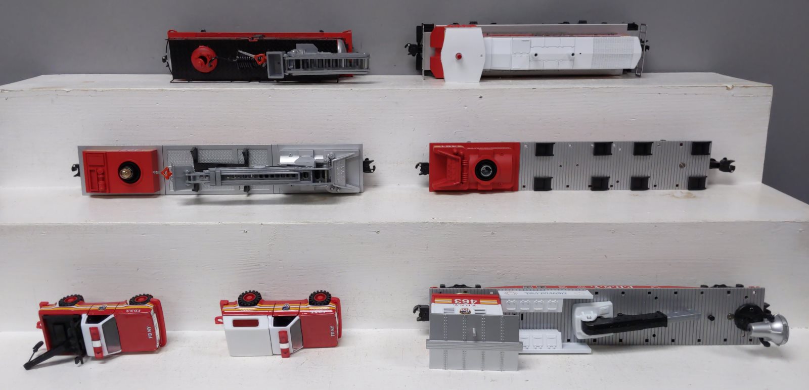 K-Line K-1224 O Gauge FDNY Firefighter Diesel Train Set