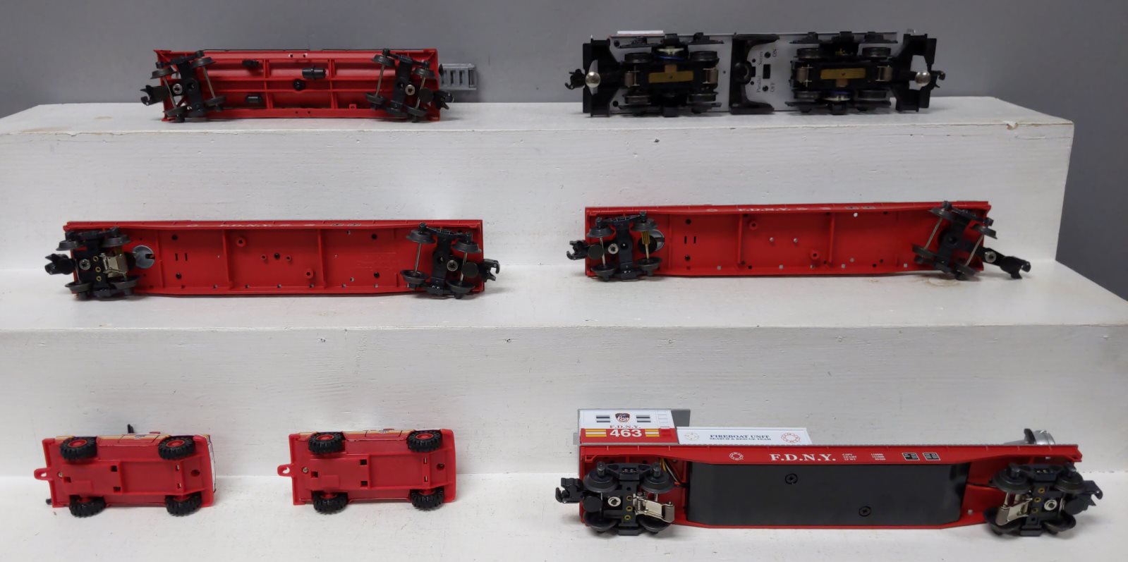 K-Line K-1224 O Gauge FDNY Firefighter Diesel Train Set
