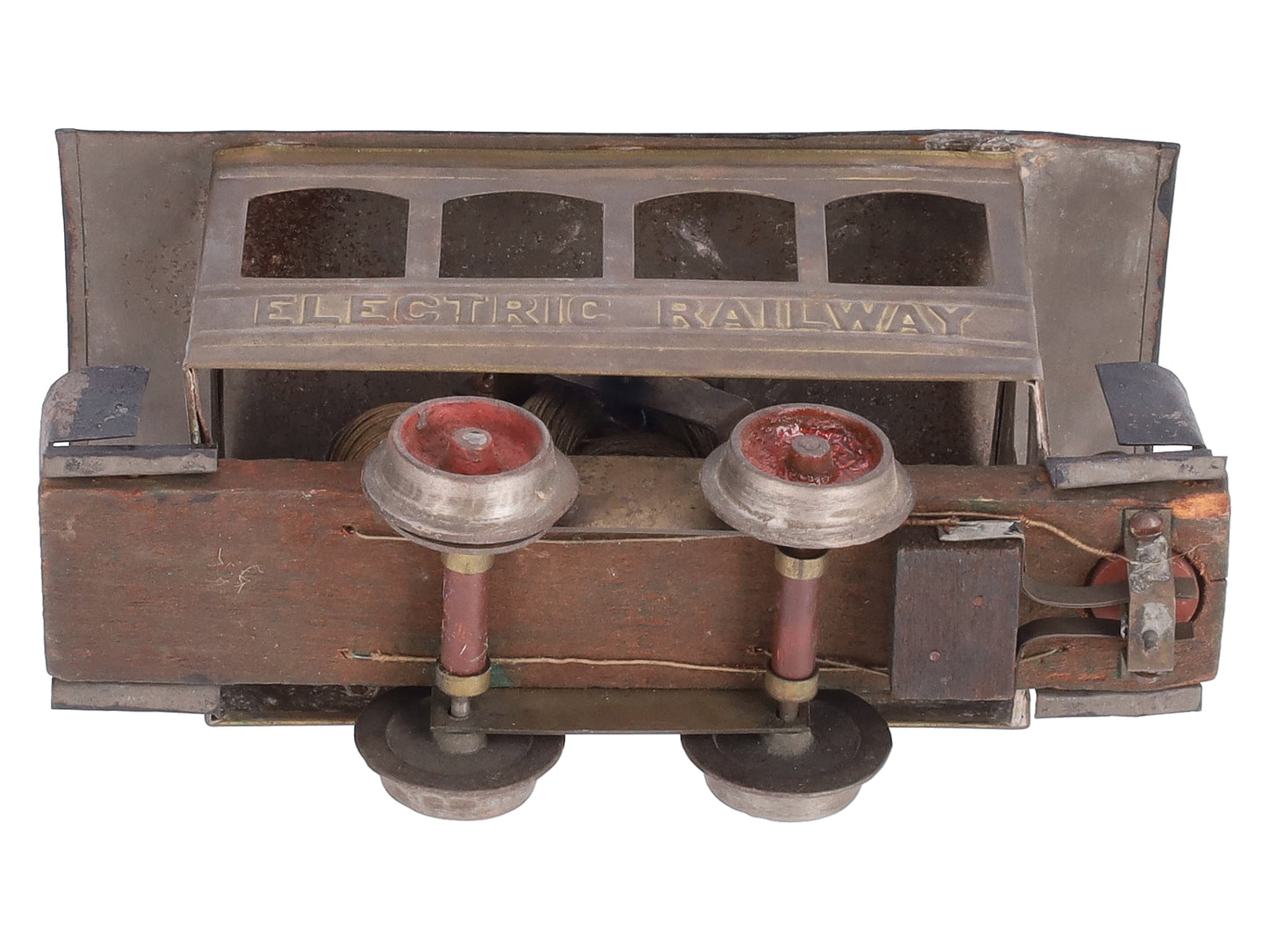 Carlisle & Finch #1 Vintage 2" Gauge Brass Electric Railway Trolley - Rare