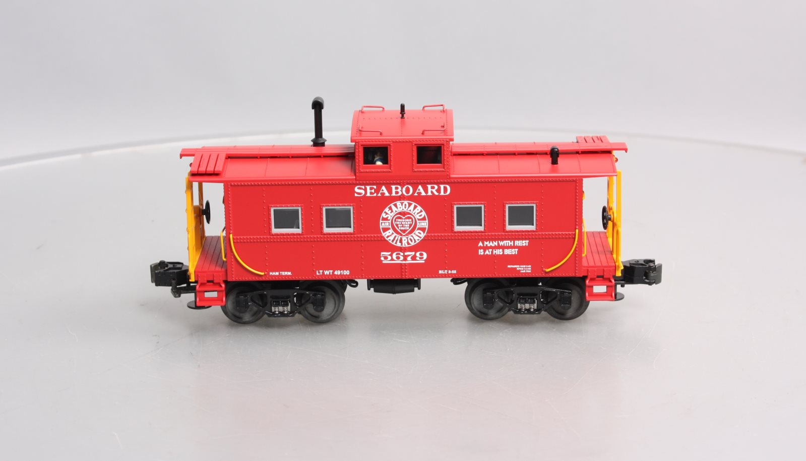MTH 20-91059 O Gauge Seaboard Center Cupola Caboose #5679 LN/Box