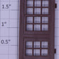 Lionel 12728-12 Brown Small Window Frame