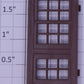 Lionel 12728-12 Brown Small Window Frame