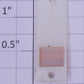 Lionel 19127-17 California Zephyr Vista Dome Door Window Insert