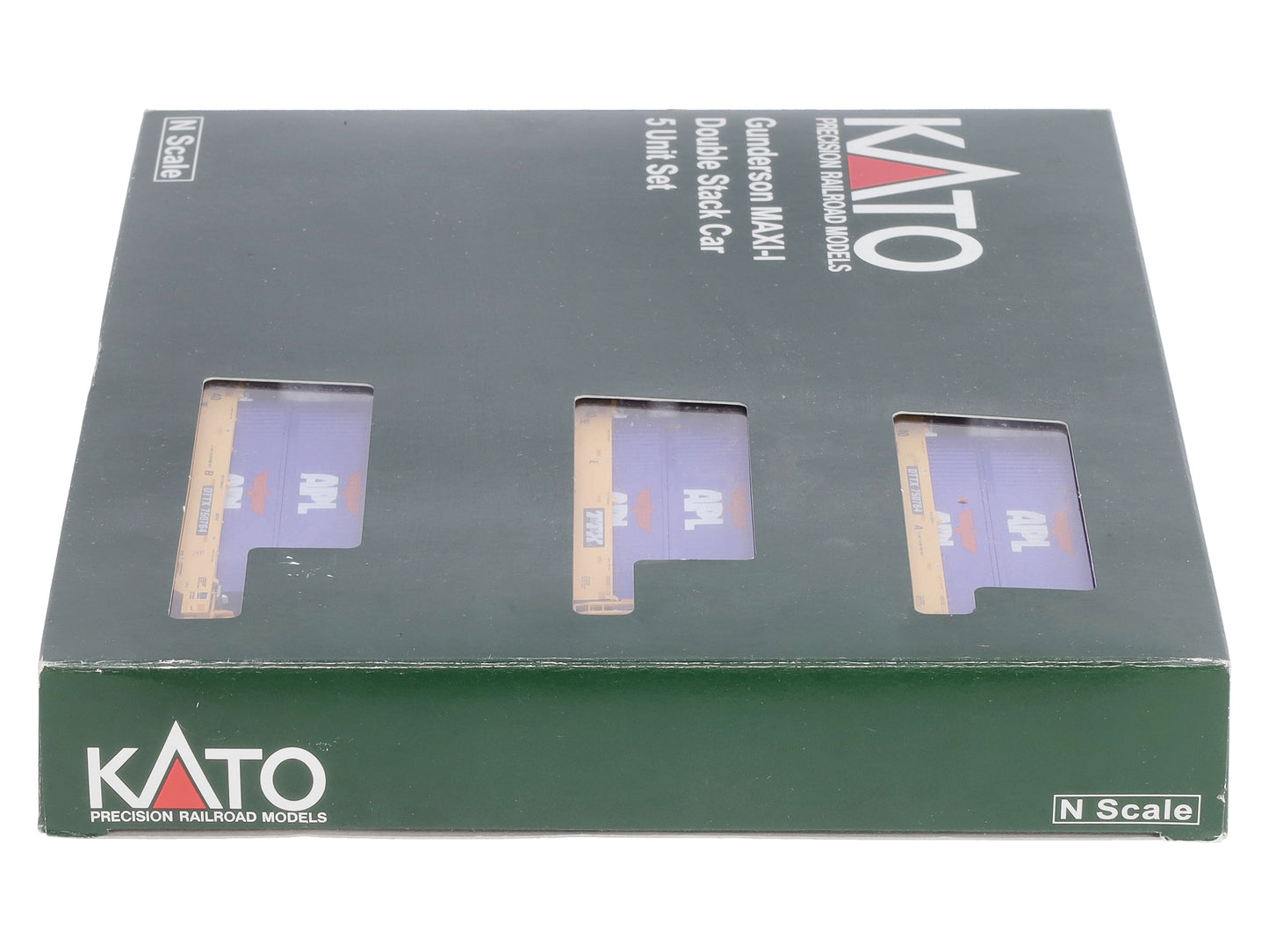 Kato 106-6142 N TTX 5-Unit Stack Car w/APL Containers EX/Box