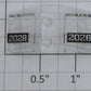 Lionel 18567-17 #2028 GP-7 Front Number Board and Lens Insert