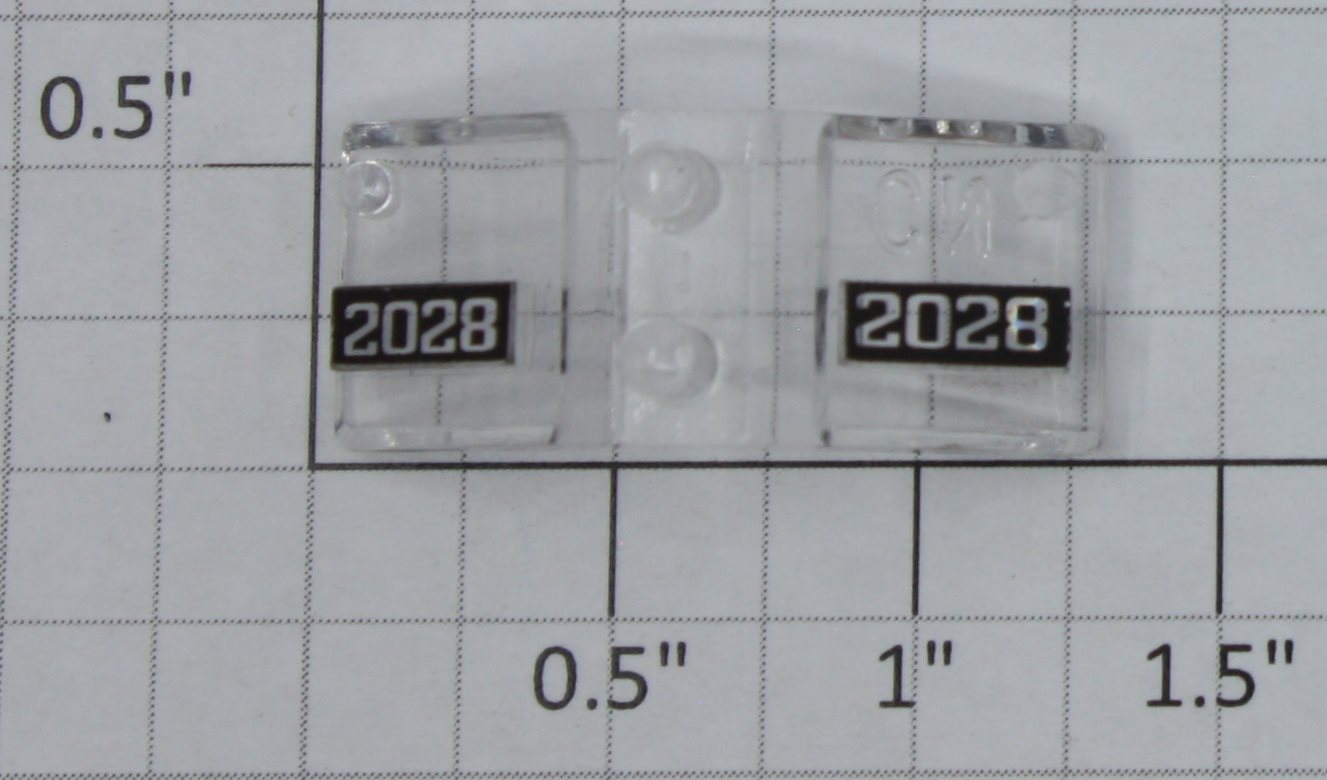 Lionel 18567-17 #2028 GP-7 Front Number Board and Lens Insert