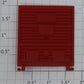 Lionel 12132-14 Red Multi-Panel Boxcar Door with Guides