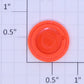 Lionel 20-40 KW "B" Gloss Orange Knob Cap