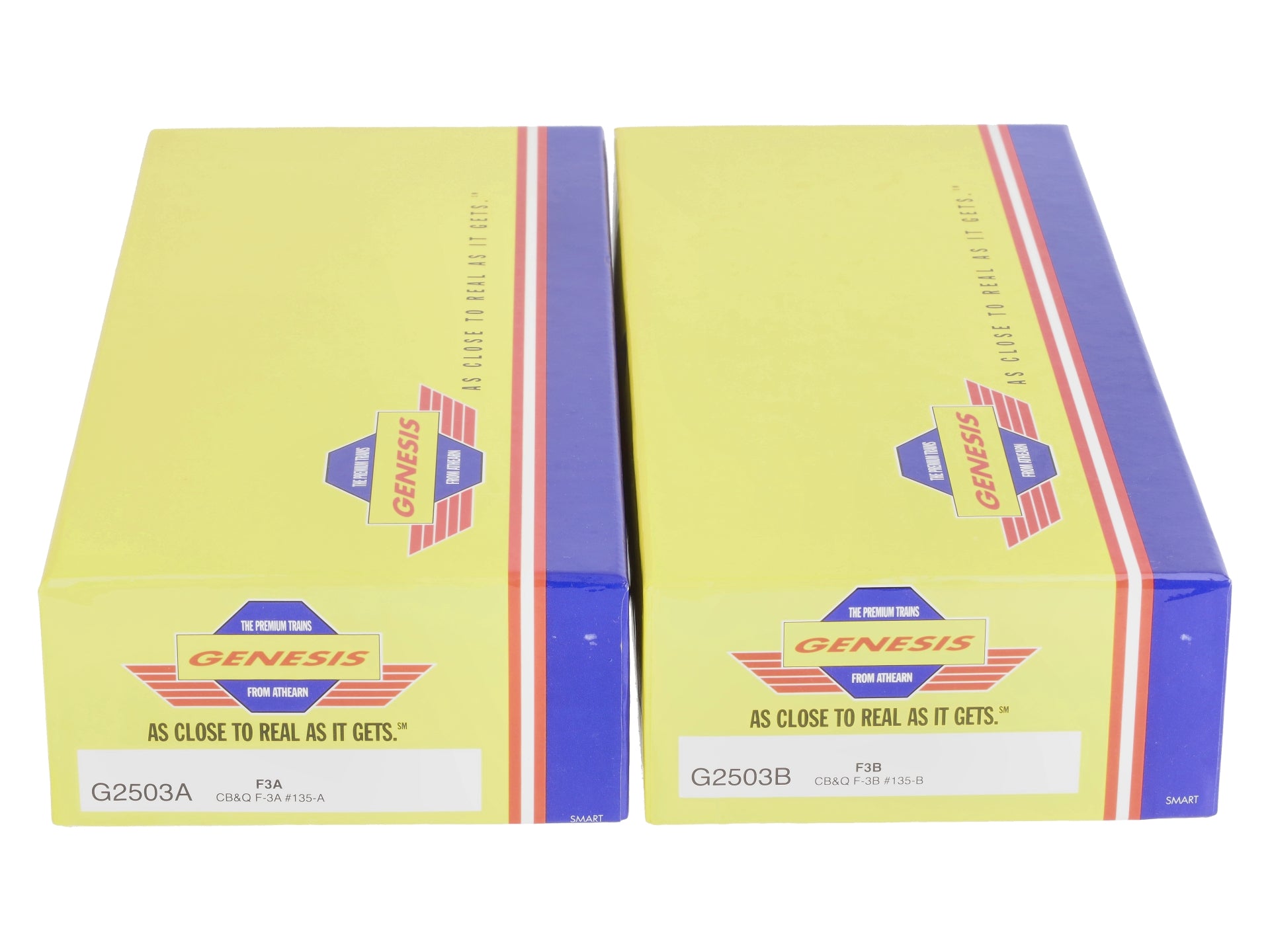 Athearn G2503 HO Scale CB&Q F-3 AB Diesel Set #135 LN/Box