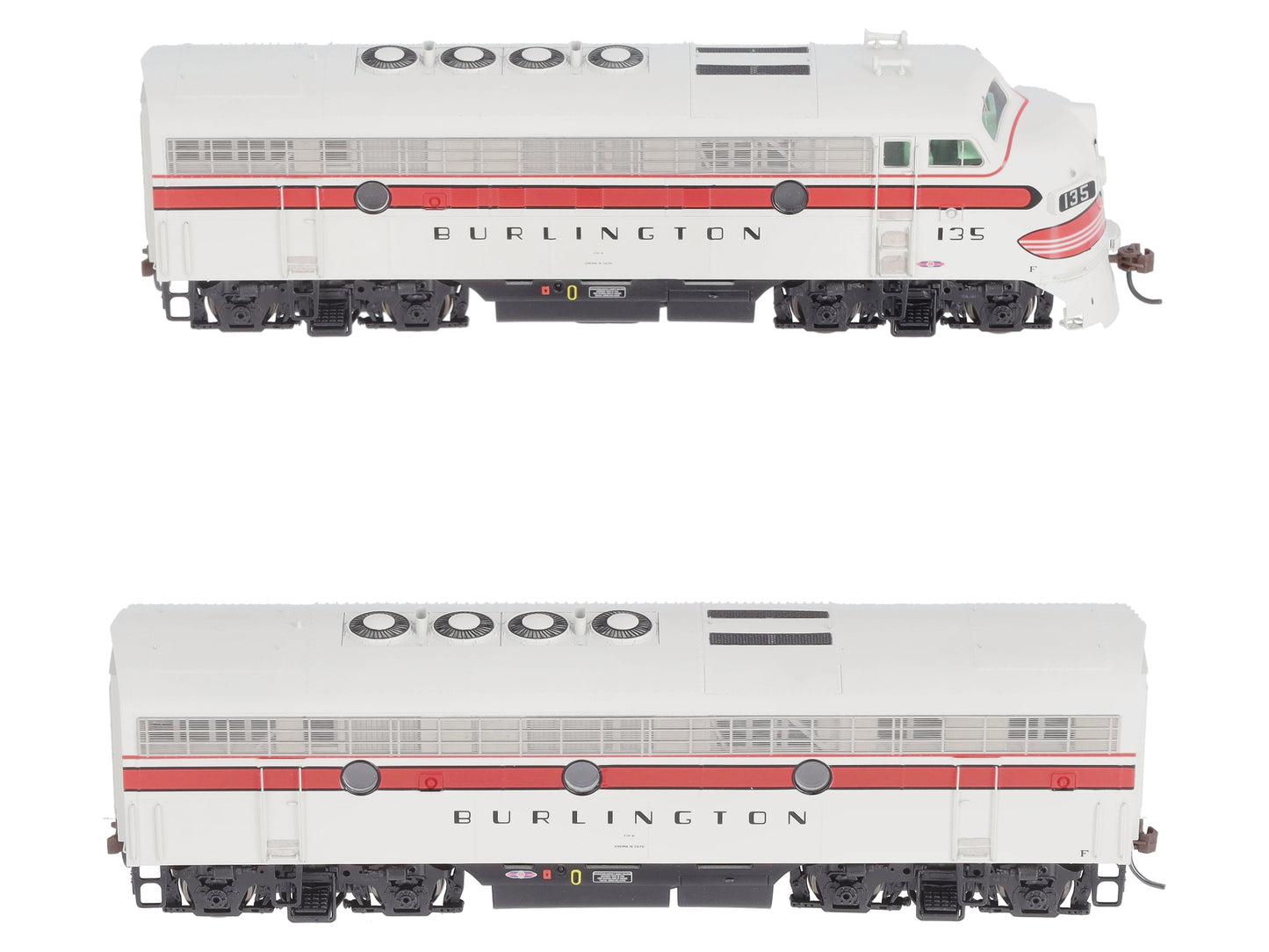 Athearn G2503 HO Scale CB&Q F-3 AB Diesel Set #135 LN/Box
