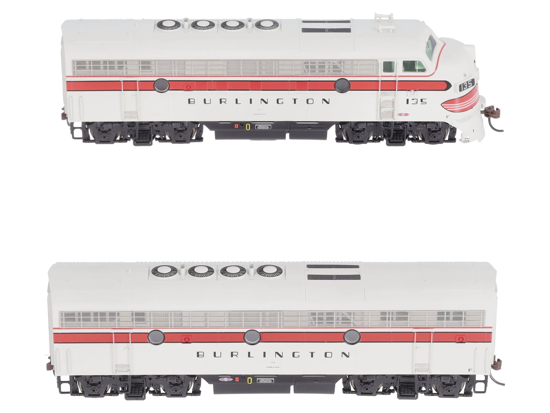 Athearn G2503 HO Scale CB&Q F-3 AB Diesel Set #135 LN/Box
