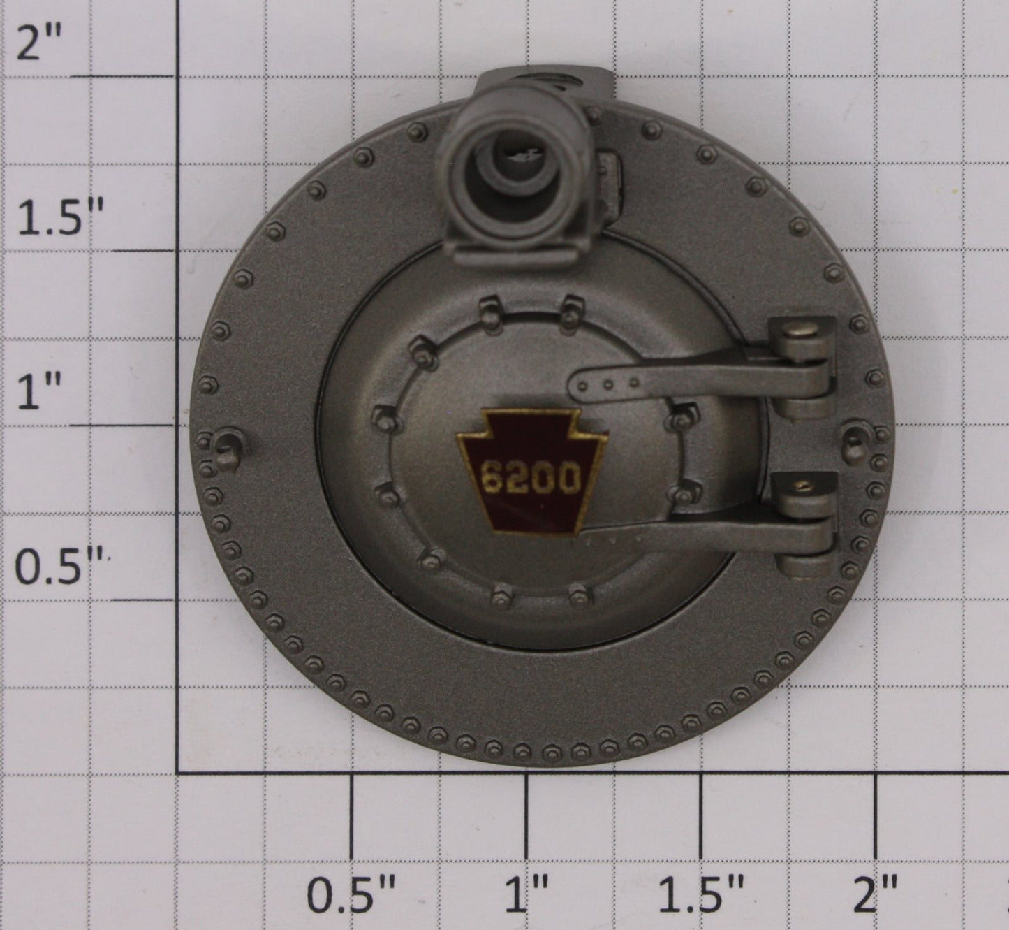 Lionel 18010-24 O Gauge Gunmetal Gray PRR Scale Turbine Boiler Front #6200