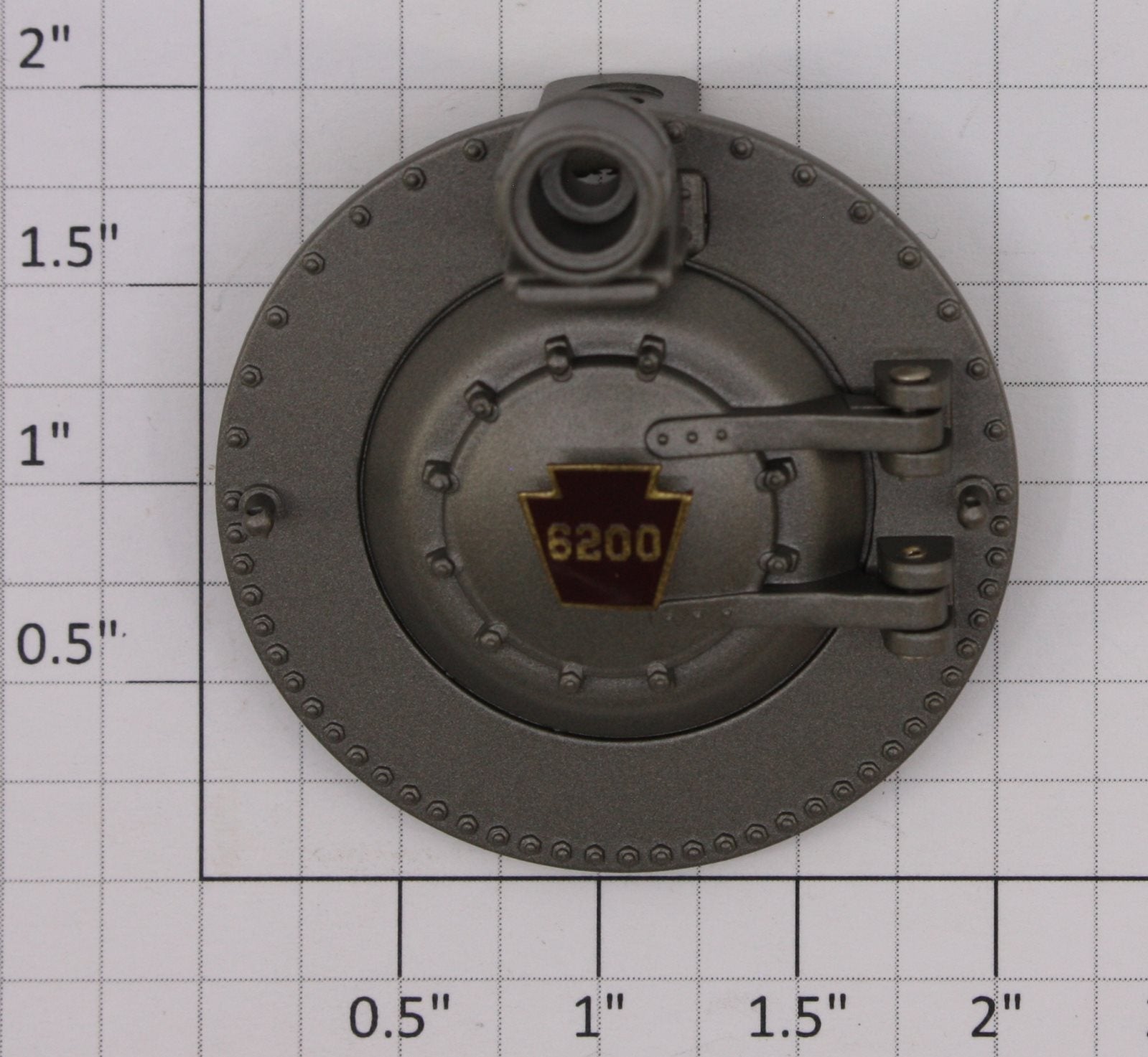 Lionel 18010-24 O Gauge Gunmetal Gray PRR Scale Turbine Boiler Front #6200