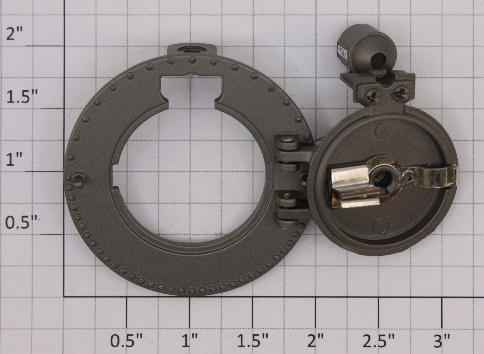 Lionel 18010-24 O Gauge Gunmetal Gray PRR Scale Turbine Boiler Front #6200