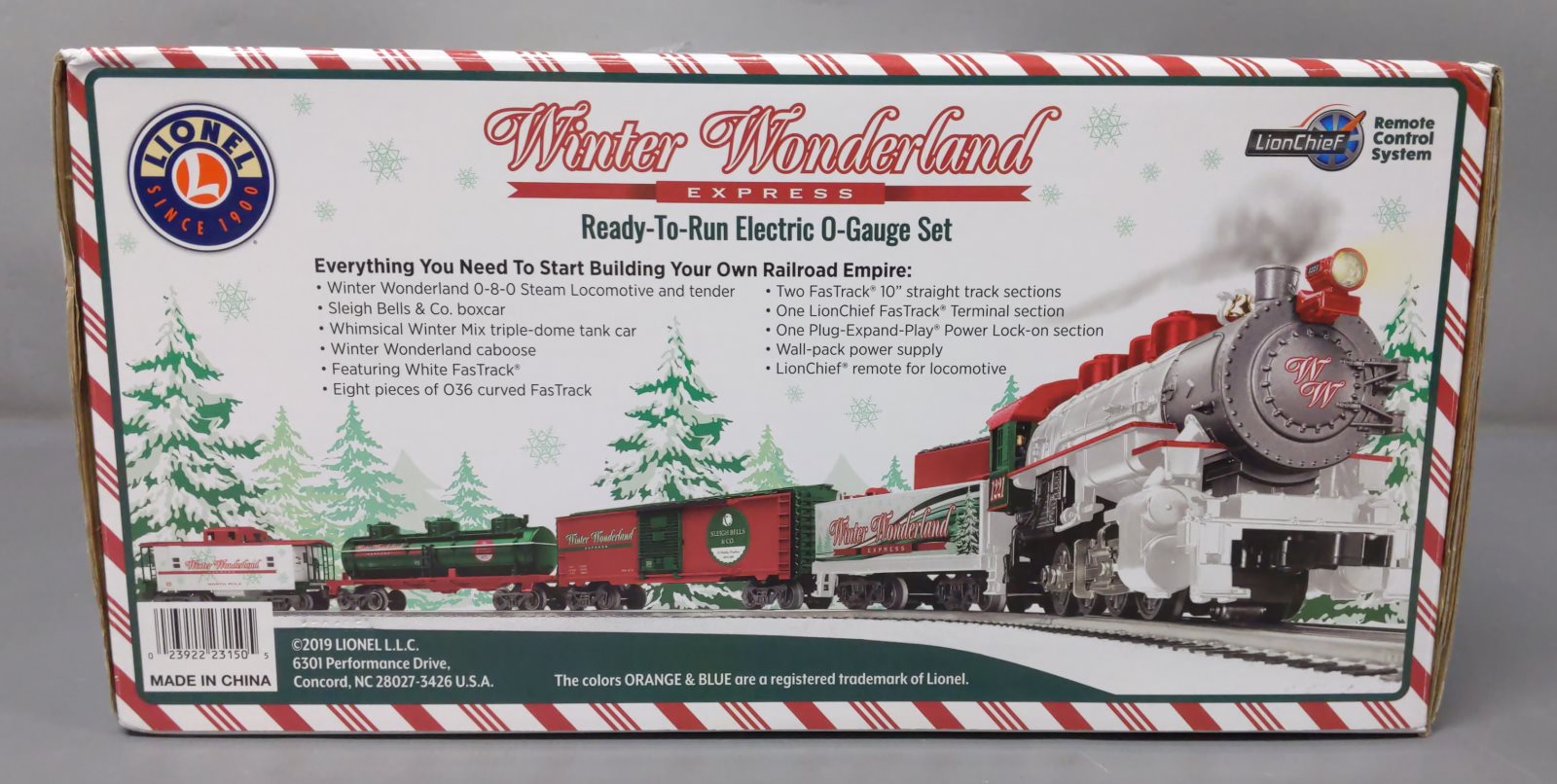 Lionel 1923150 Winter Wonderland LionChief O Gauge Train Set with Bluetooth LN/Box