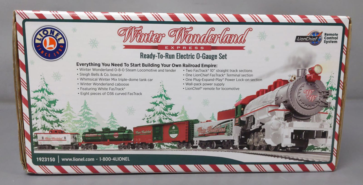 Lionel 1923150 Winter Wonderland LionChief O Gauge Train Set with Bluetooth LN/Box