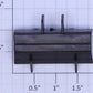 Lionel 9120-7 Black Plastic Wheel Chock with Tabs
