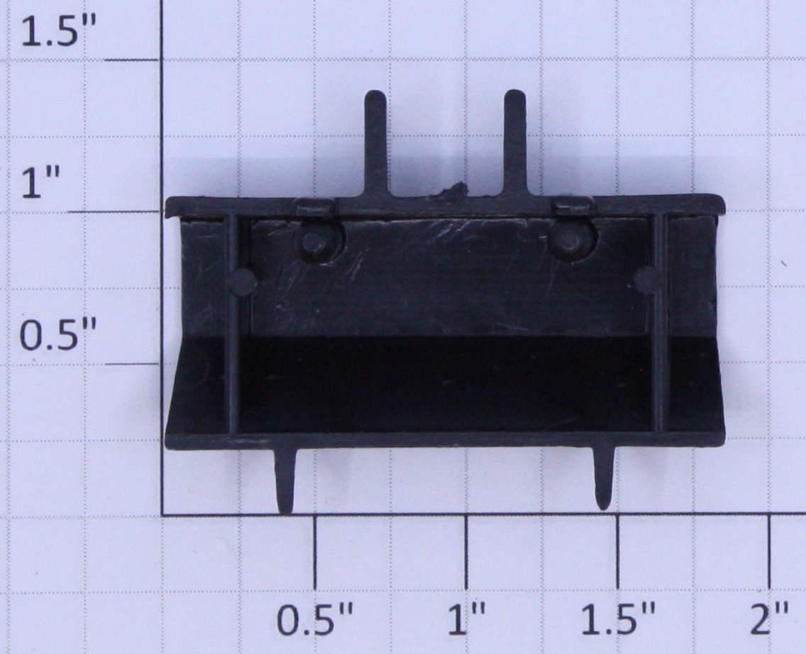 Lionel 9120-7 Black Plastic Wheel Chock with Tabs